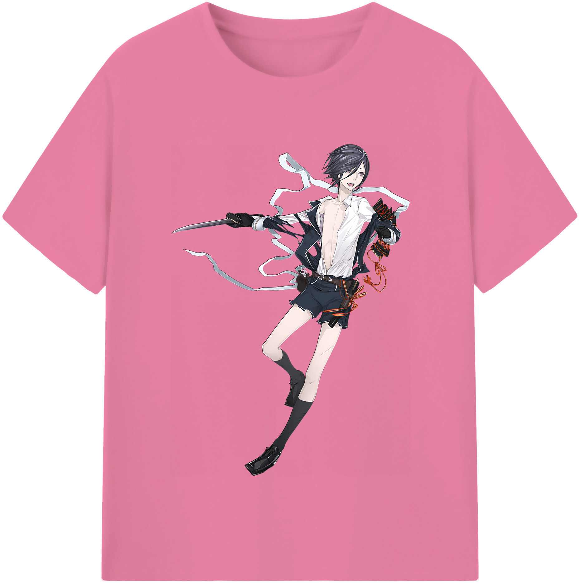 （画像用） 刀剣乱舞 Touken Ranbu 綿100％半袖Tシャツ（フロントプリント）
